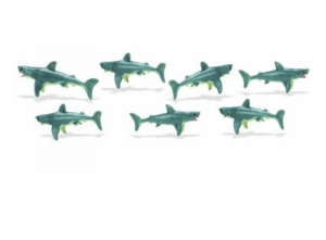 Safariltd 미니 백상어 10개