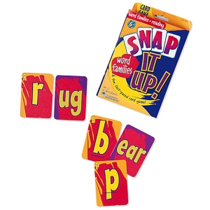 EDU 3043 스냅 잇 업 카드 게임) 파닉스와 리딩 Snap It Up! Card Games - Word Families & Reading