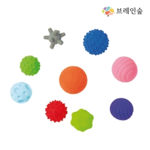 브레인숲 말랑말랑 촉각공 9종 세트