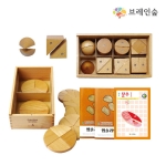 브레인숲 자석입체도형과 분수SET+교재